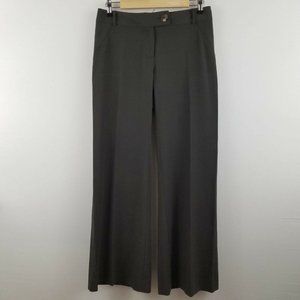 CAbi Womens Pants Brown Career Low Rise Wide Leg